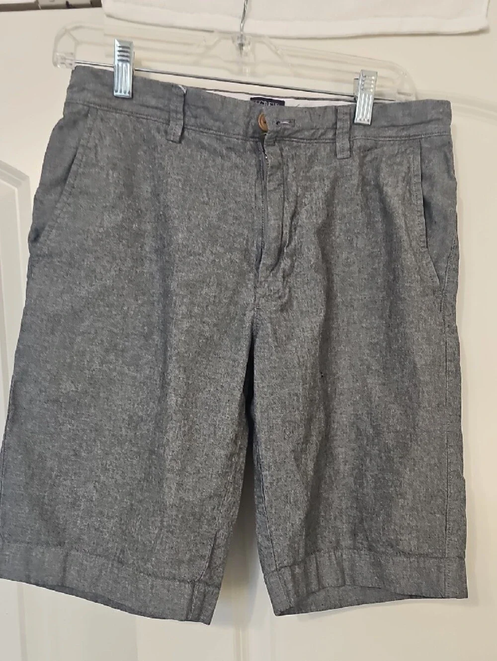 J. Crew Men's Gray Chino Shorts - Heathered Gray
